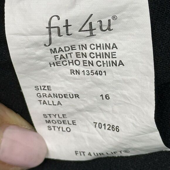 Fit 4U Swimsuit One Piece Sz 16 Blue Abstract Print Ruching Sweetheart Neckline - Picture 12 of 15